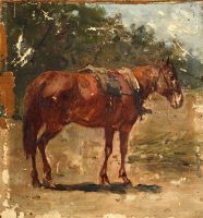 Рыжая лошадь - © Музей-панорама «Бородинская битва»