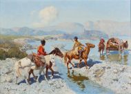 Черкесы форсируют реку