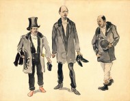 Три мужские фигуры - © Музей-панорама «Бородинская битва»