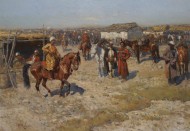 Среднеазиатский конный рынок