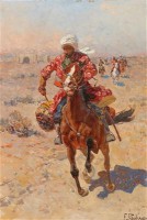 Восточные всадники в пустыне