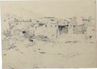 Вид аула Салты в Дагестане