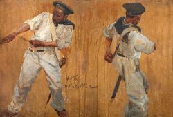 Матросы, тянущие канат - © Музей-панорама «Бородинская битва» Матросы, тянущие канат - © Музей-панорама «Бородинская битва»