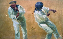 Матросы, тянущие канат - © Севастопольский военно-исторический музей-заповедник Матросы, тянущие канат - © Севастопольский военно-исторический музей-заповедник