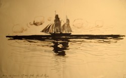 Парусное судно в море - © Научно-исследовательский музей при Российской академии художеств Парусное судно в море - © Научно-исследовательский музей при Российской академии художеств