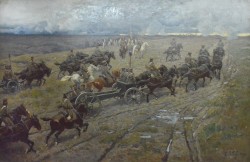 Выезд артиллерии на позиции - © Военно-исторической музей Черноморского флота Выезд артиллерии на позиции - © Военно-исторической музей Черноморского флота