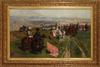 Картина Франца Рубо «Кавказское перемирие 1864 года»