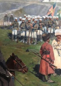 Фрагмент картины «Кавказское перемирие 1864 года»