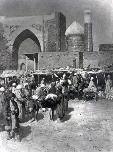 Рынок в Самарканде Рынок в Самарканде