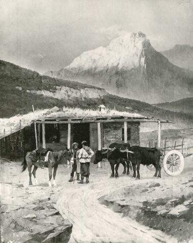 В горах у духана В горах у духана