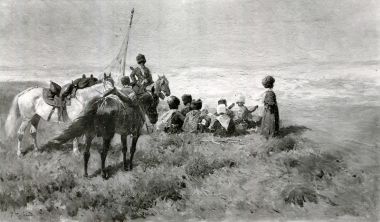 Группа кавказских горцев