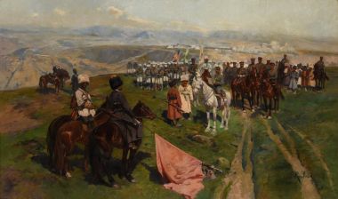 Чтение манифеста об окончании кавказской войны