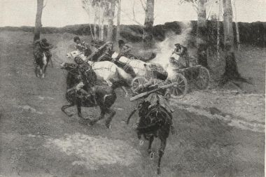 Казаки нападают на земскую почту