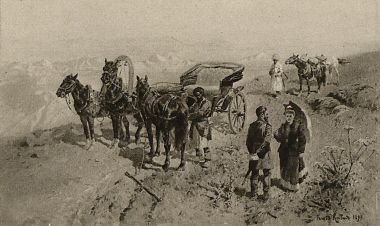 Путешественники на Кавказе