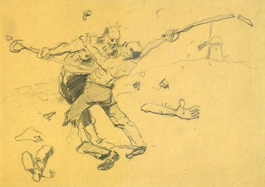 Борьба - © Музей-панорама «Бородинская битва»