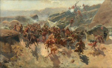 Штурм крепости Геок-Тепе - © Русский музей, Санкт-Петербург Штурм крепости Геок-Тепе - © Русский музей, Санкт-Петербург