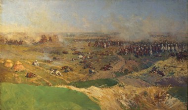 Атака на батарею Раевского - © Бородинский военно-исторический музей-заповедник