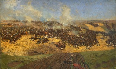 Атака на батарею Раевского - © Бородинский военно-исторический музей-заповедник Атака на батарею Раевского - © Бородинский военно-исторический музей-заповедник