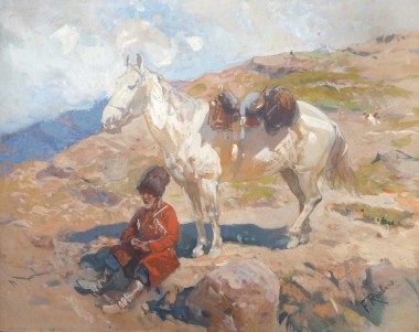 Отдыхающий казак