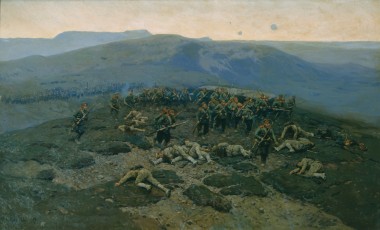 Атака Новочеркасского полка в бою на реке Шахе - © Военно-исторический музей артиллерии, инженерных войск и войск связи Атака Новочеркасского полка в бою на реке Шахе - © Военно-исторический музей артиллерии, инженерных войск и войск связи